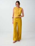 Linen Slim Fit Woven Vest