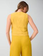 Linen Slim Fit Woven Vest