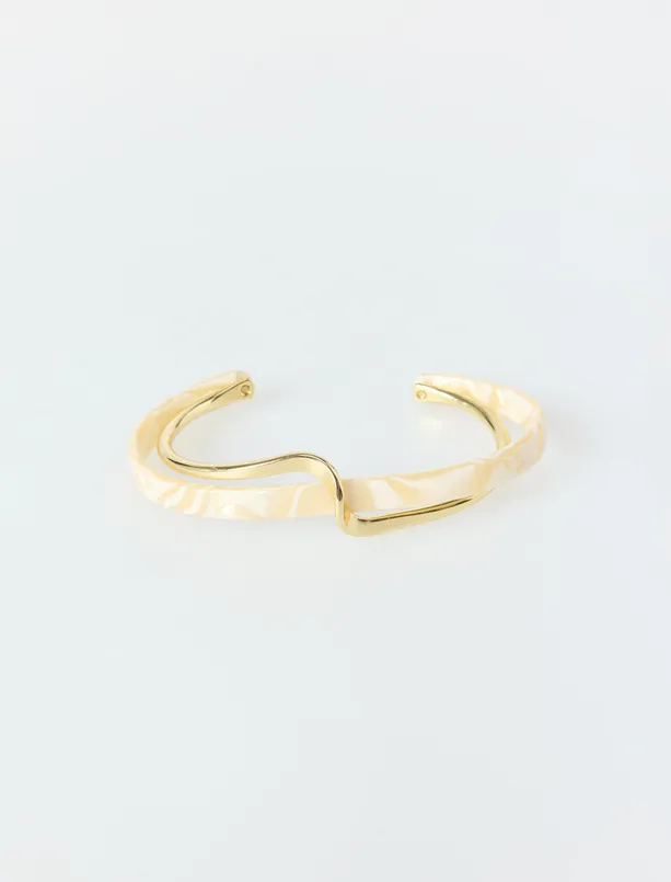 Bayan Sarı İkili Sarmal Bileklik