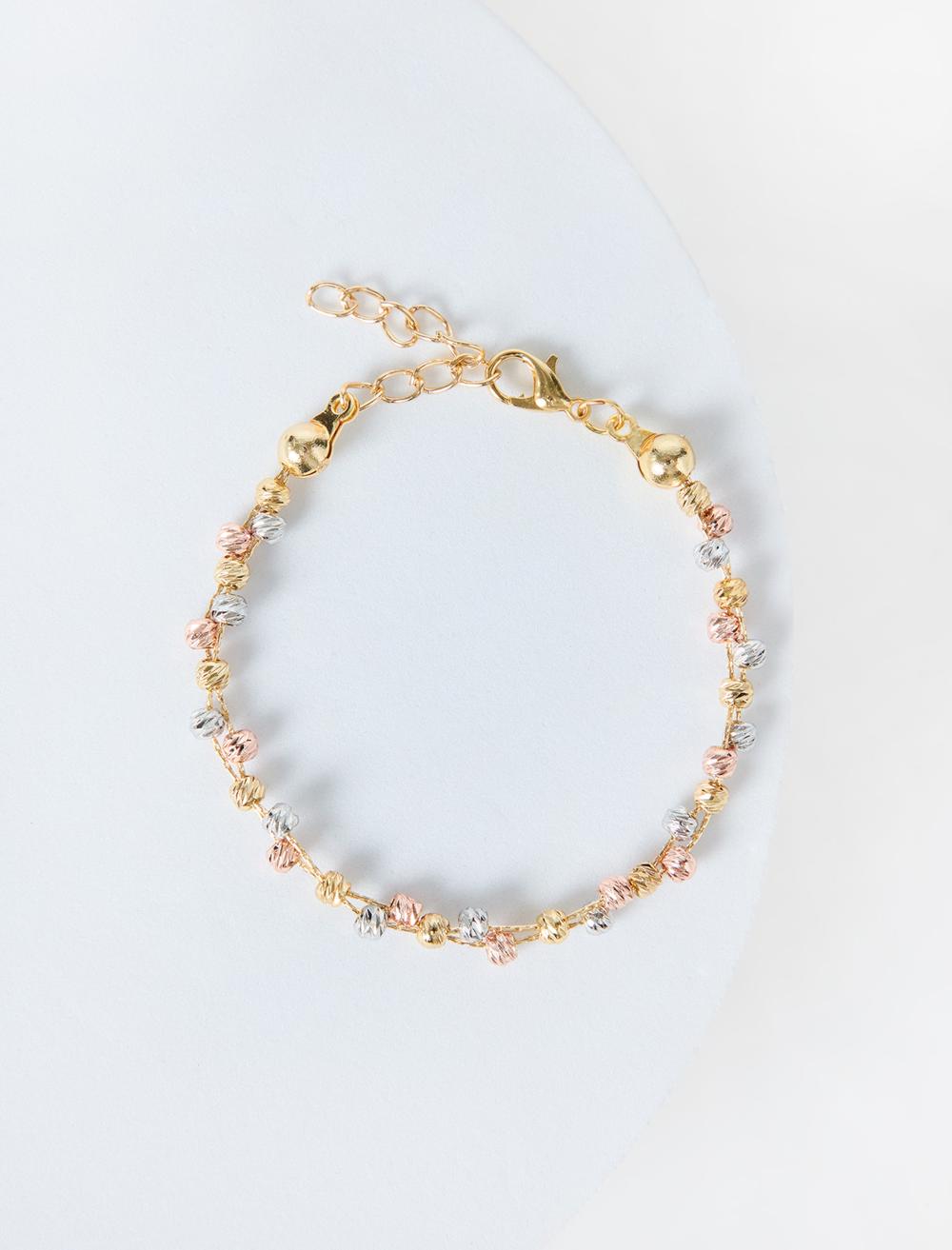 Top Figürlü Ayarlanabilir Parlak Bileklik