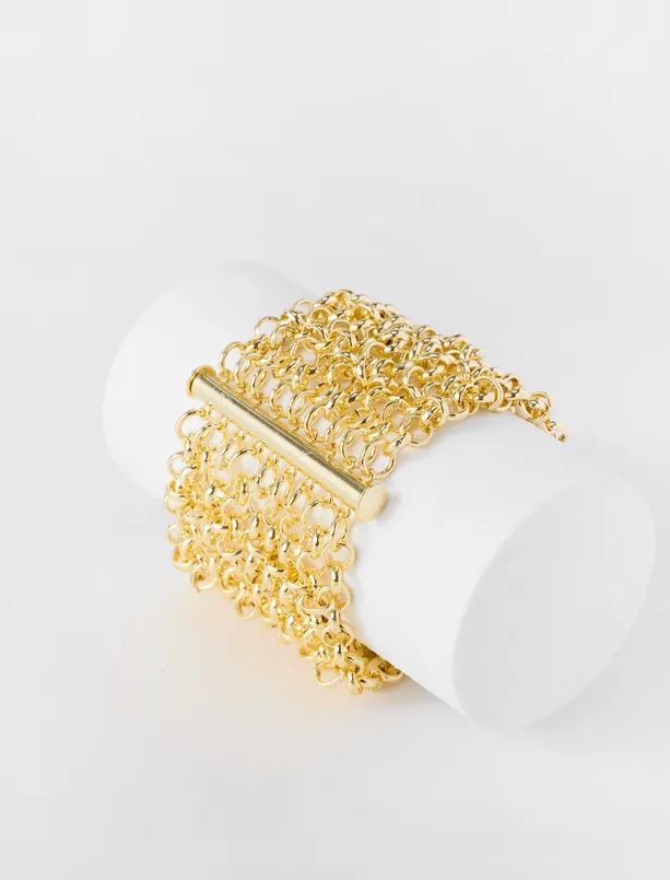 Women  Chain-Detail Cuff Bracelet