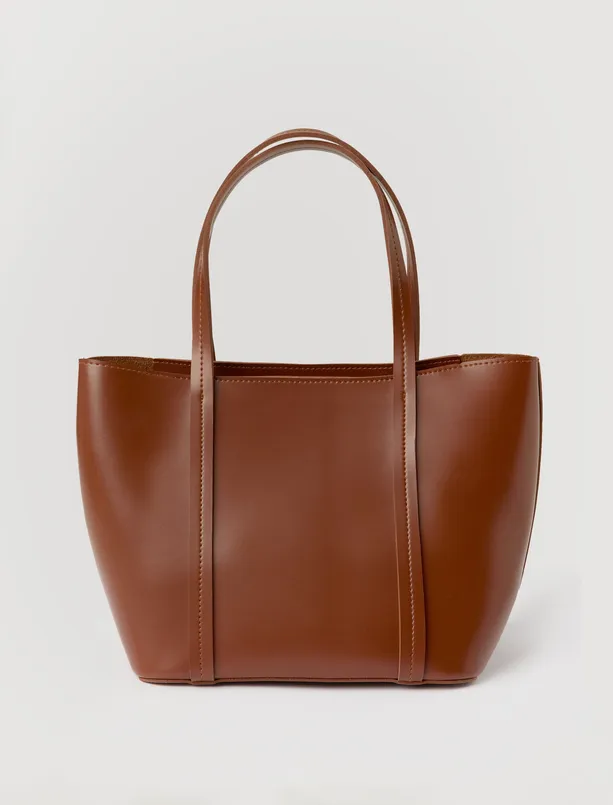 Bayan  Deri Görünümlü Çanta