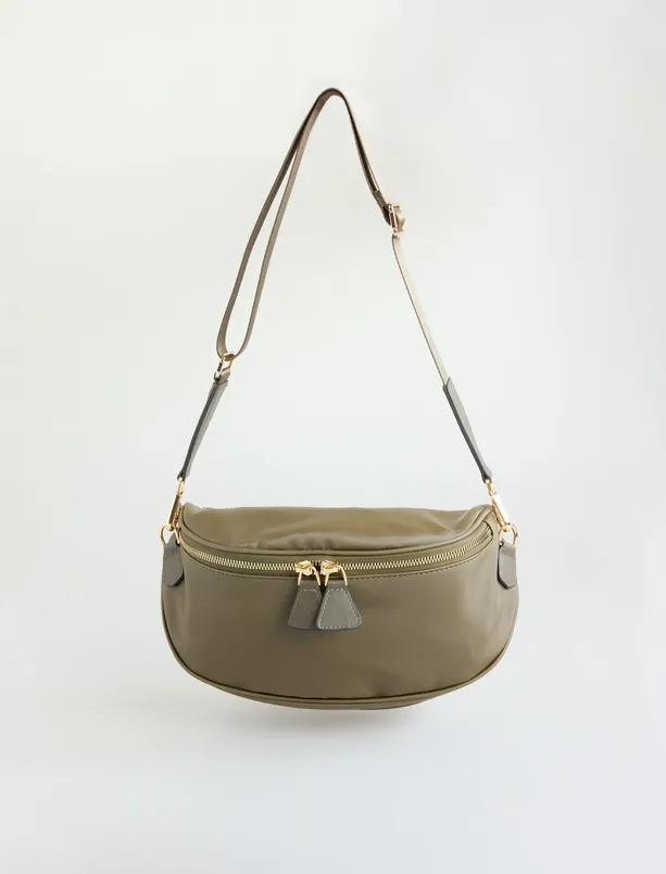Women  Adjustable Strap Bag with Zipper