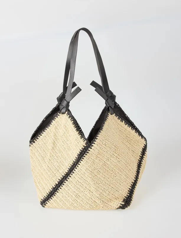 Women  Wicker-Style Handbag and Shoulder Bag
