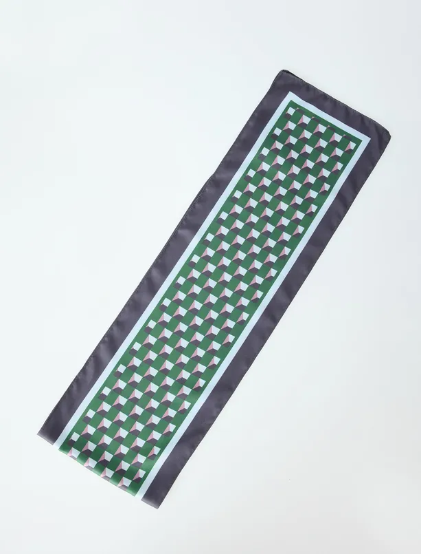 Bayan  Desenli Dokuma Fular