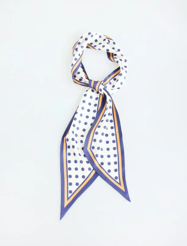 Women  Polka Dot Patterned Scarf