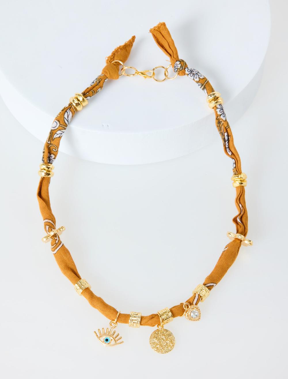 Göz Figürlü Etnik Kolye