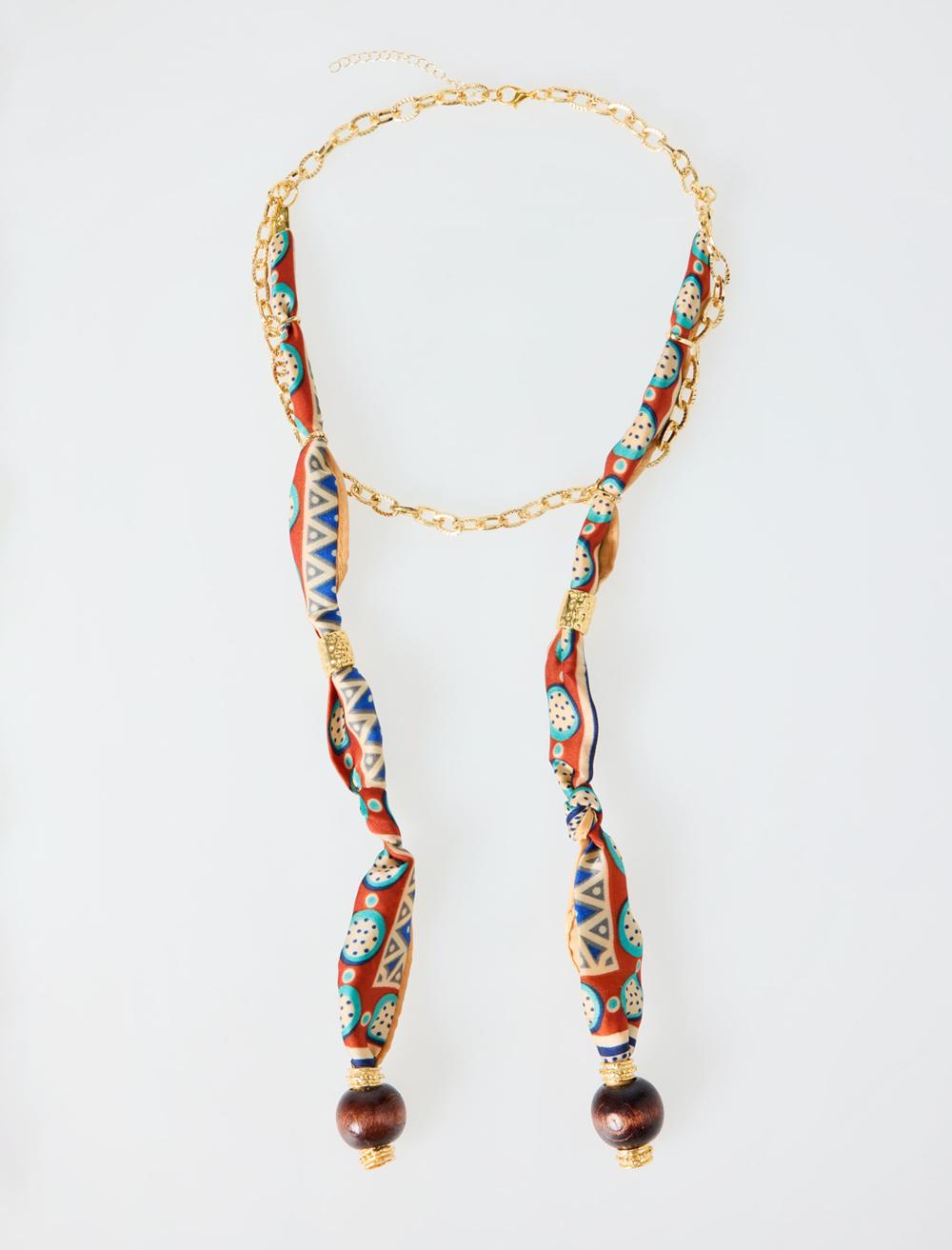 Ayarlanabilir Eşarp Kolye