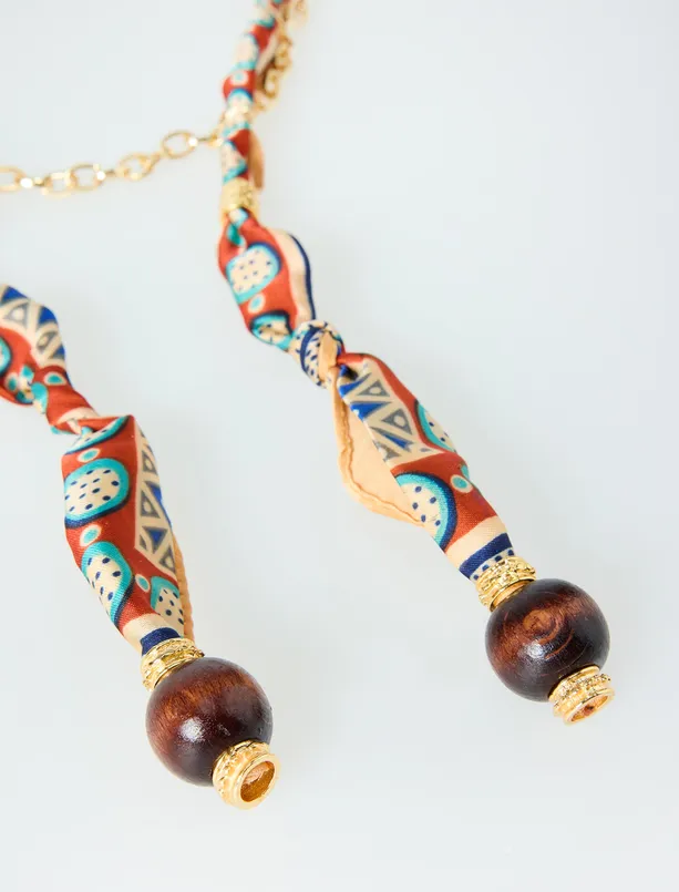 Bayan Karışık Ayarlanabilir Eşarp Küpe