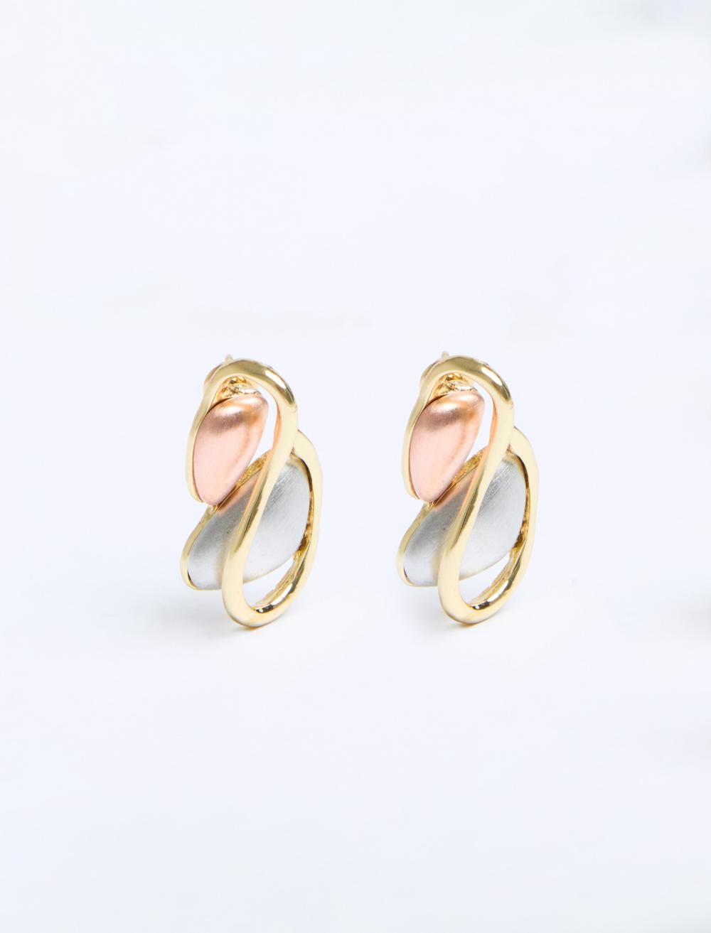 Modern Formlu Asimetrik Küpe