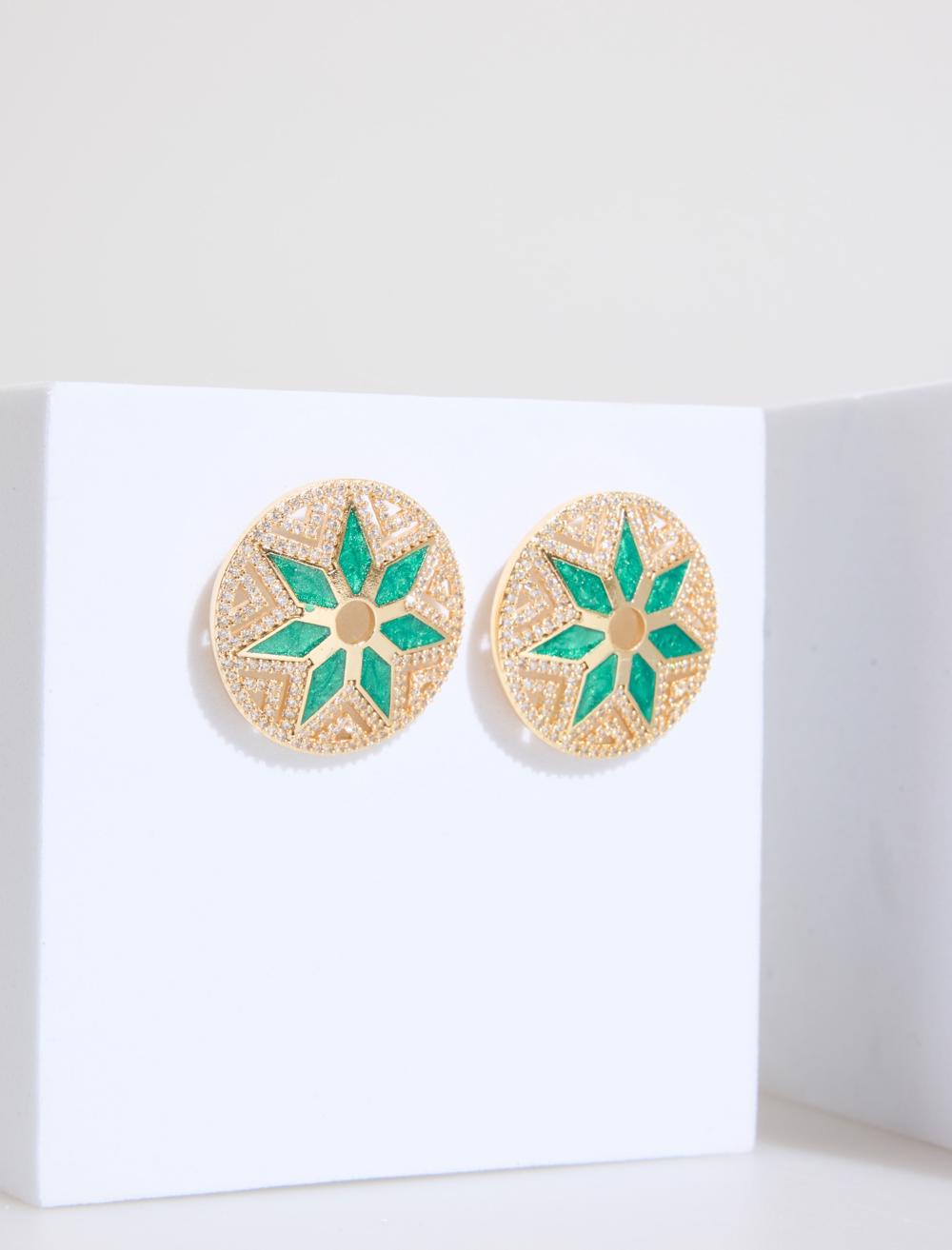 Yıldız Figürlü Etnik Küpe