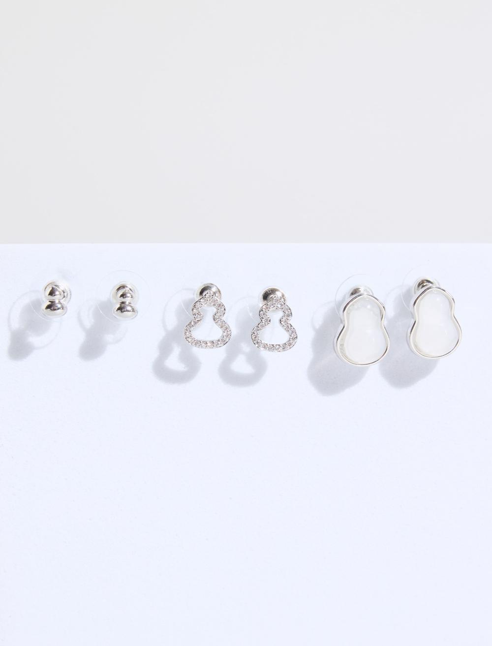 Soyut Desenli Küpe Seti