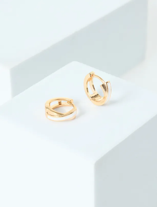 Bayan  Parlak Klips Küpe