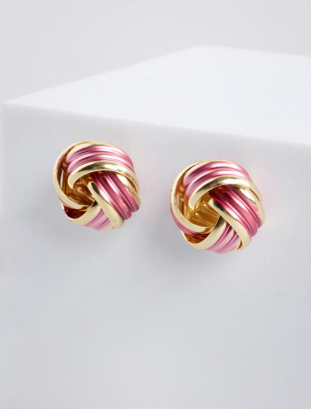 Düğüm Figürlü Zarif Küpe