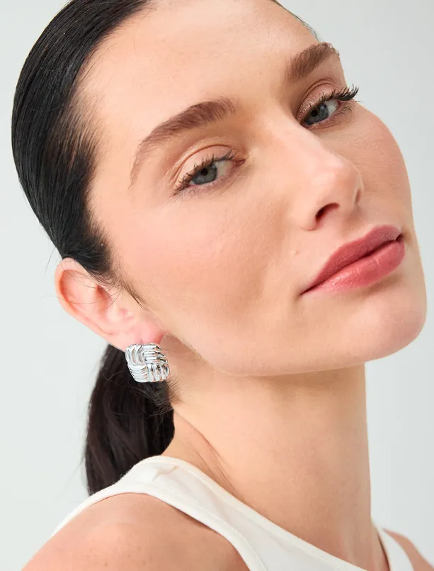 Women  Square-Shaped, Shiny, Modern Earrings