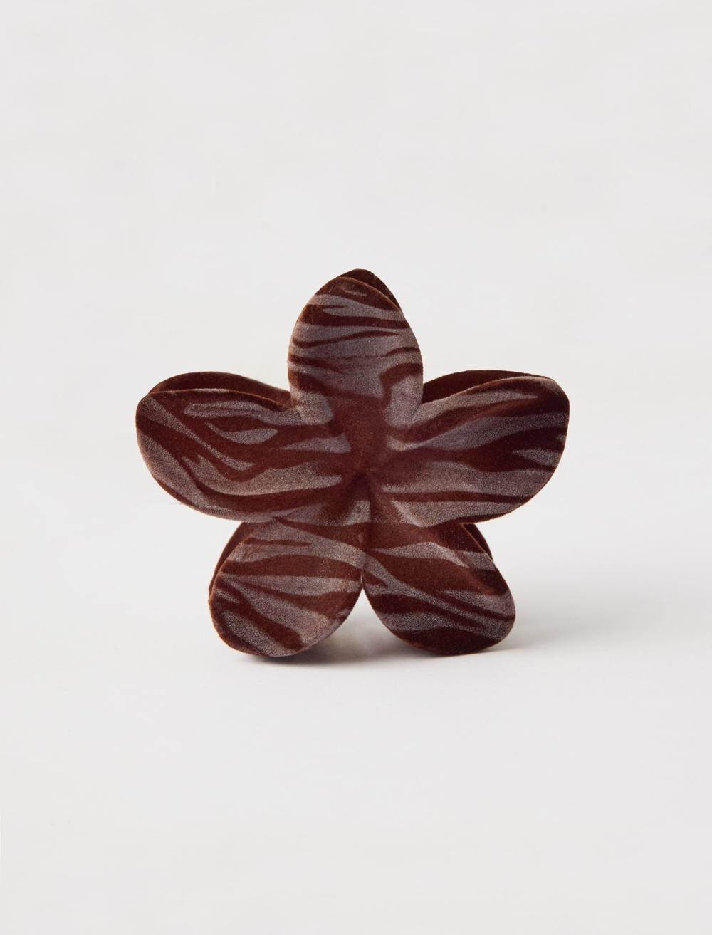 Yıldız Figürlü Süet Görünümlü Mandal Toka