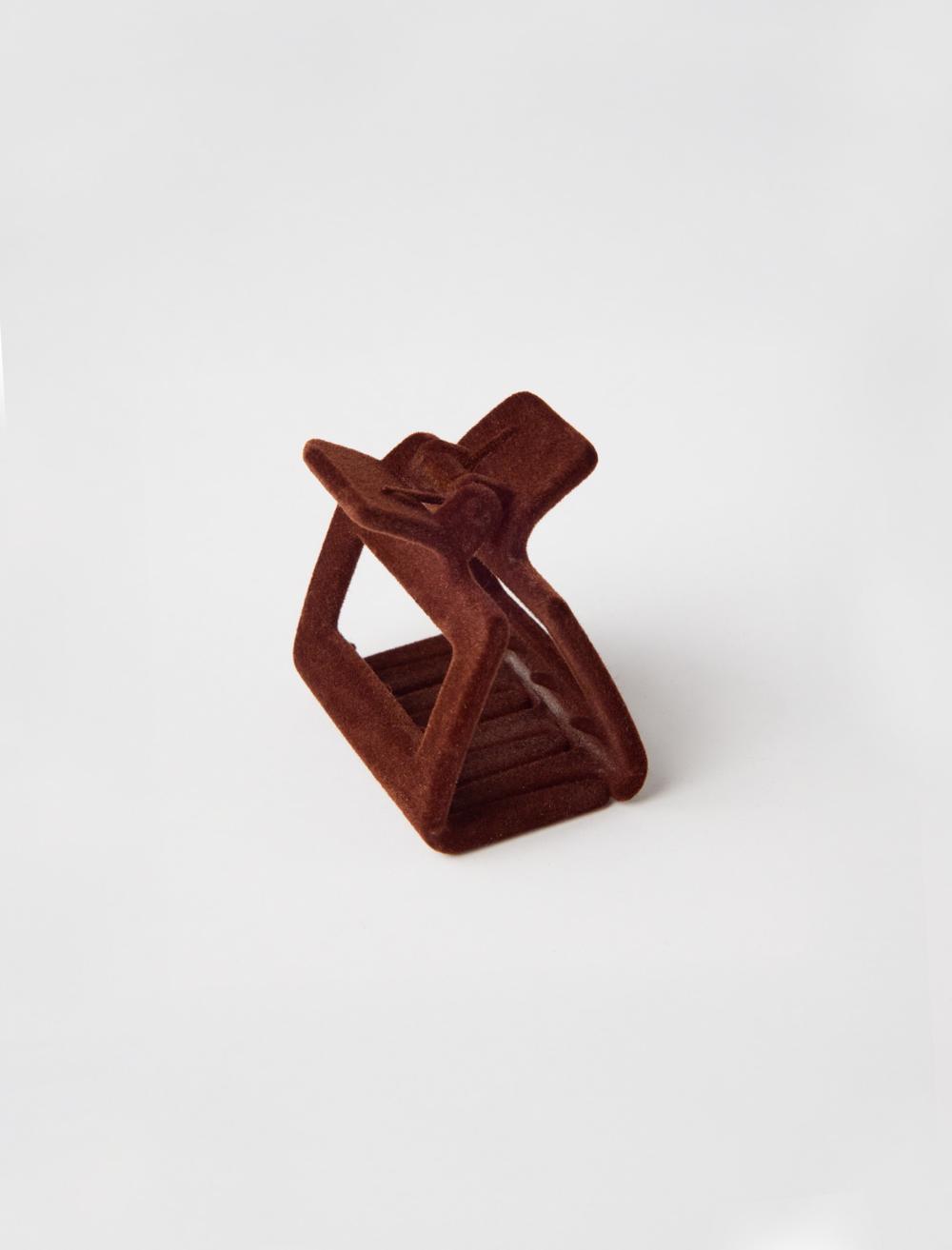 Kadife Görünümlü Küçük Mandal Toka