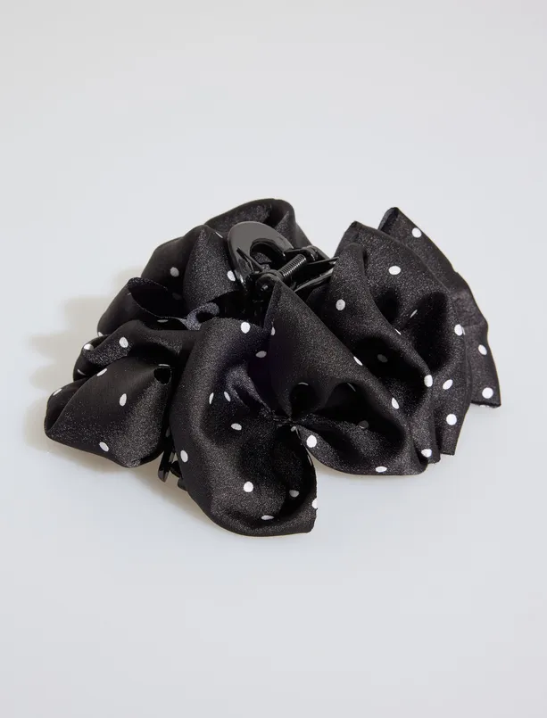 Bayan Siyah Puantiyeli Toka