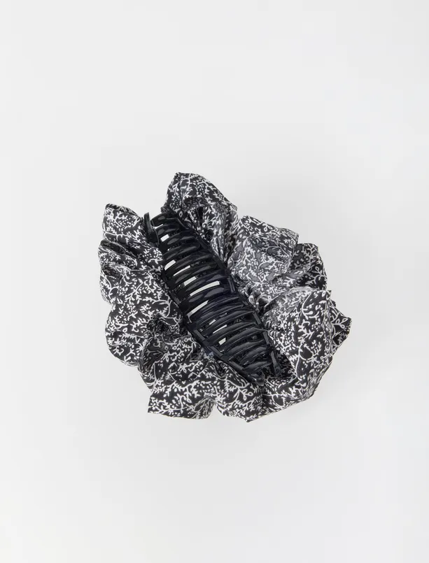 Bayan Karışık Kumaş Detaylı Mandal Toka