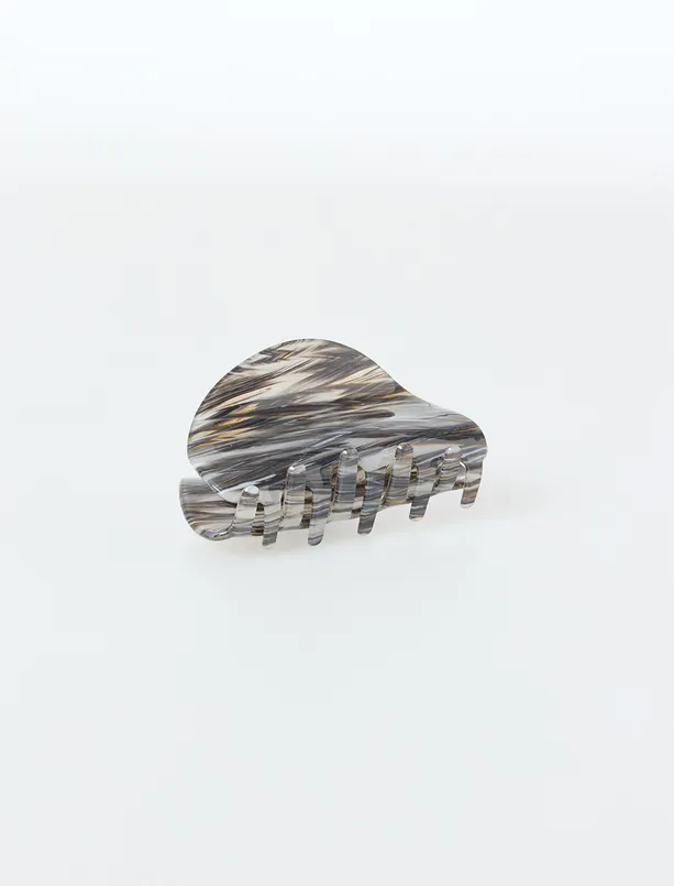 Bayan Siyah Renk Geçişli Kelebek Toka