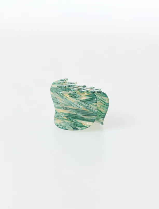 Bayan  Renk Geçişli Kelebek Toka