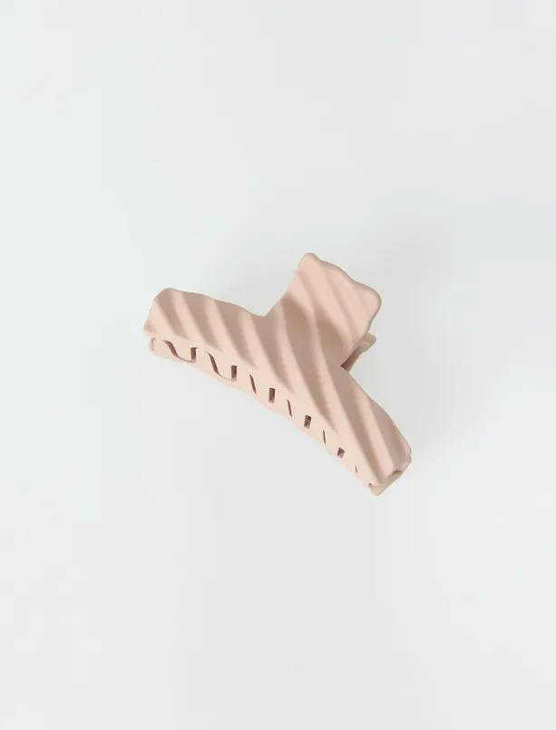 Bayan Pembe Çizgili Mandal Toka