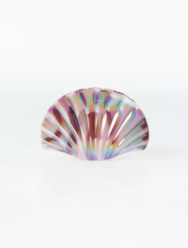 Bayan Bordo Deniz Kabuğu Figürlü Toka