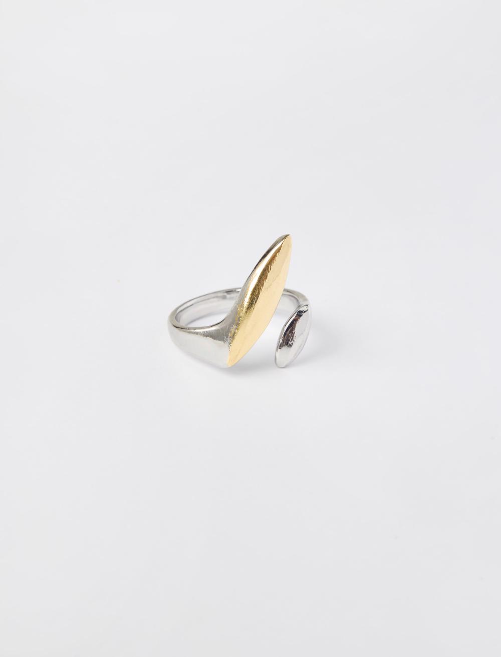 İki Renkli Modern Yüzük