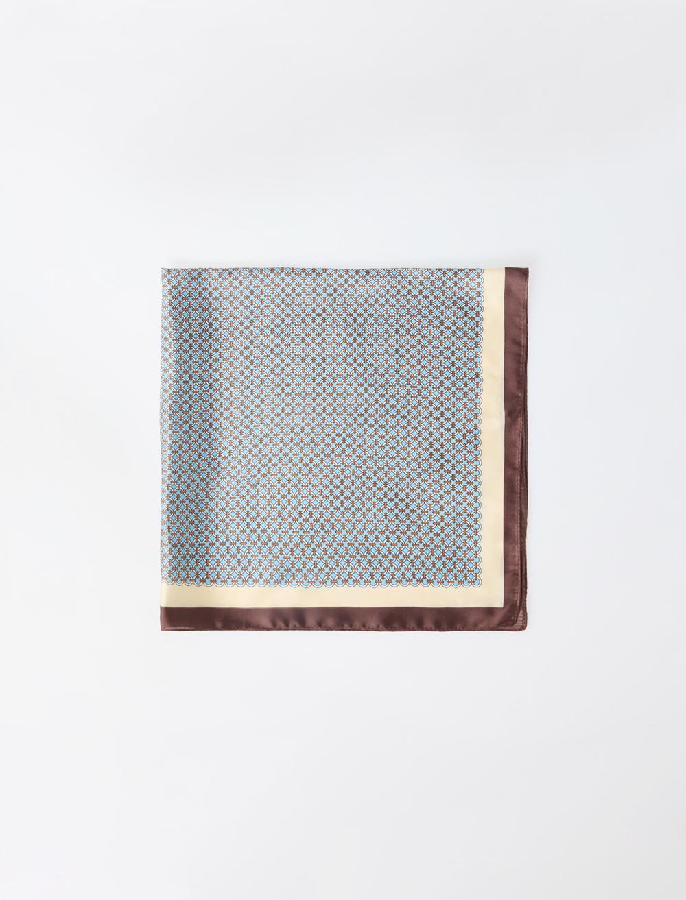 Desenli Dokuma Eşarp