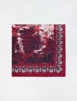 Çiçek Desenli Dokuma Eşarp